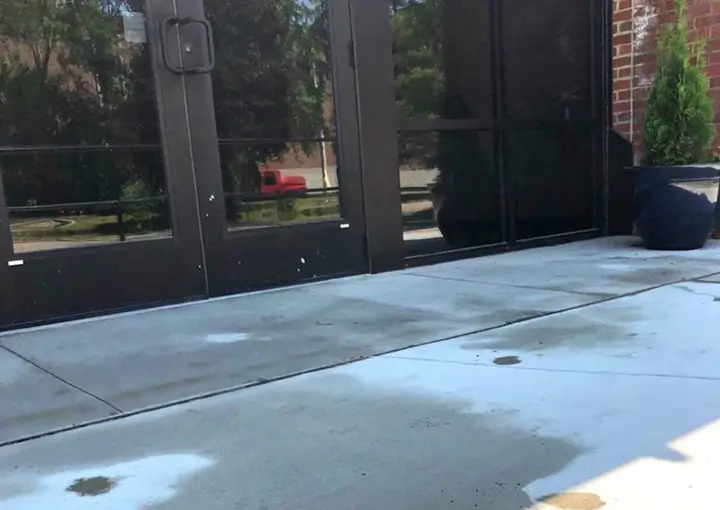 After concrete leveling