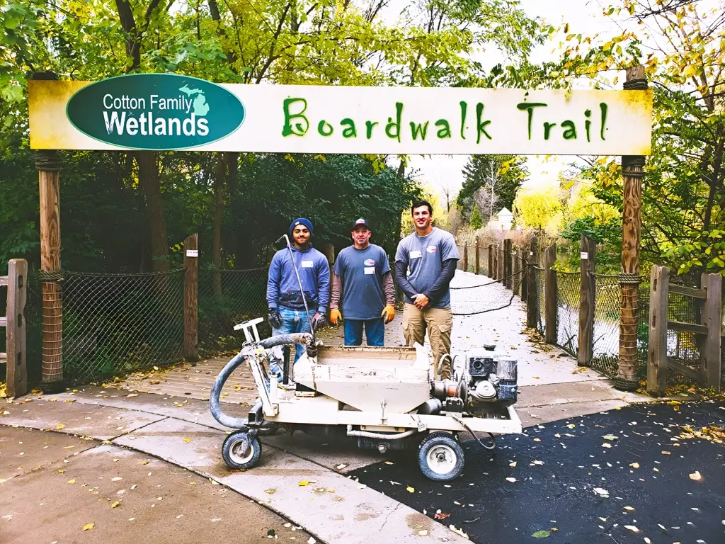 DCL Zoo with Detroit Concrete Leveling team